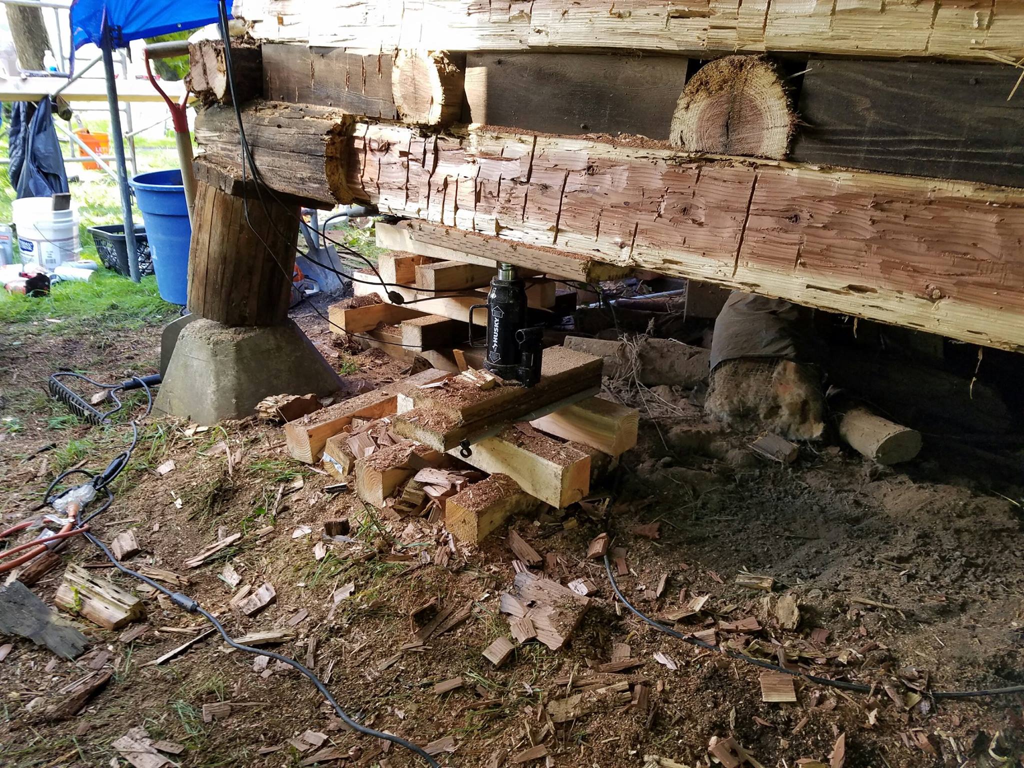 Log Home Rot Repair